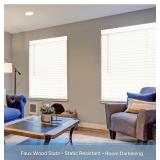 2 Ct. Lotus & Windoware Cordless 2" Faux Wood Bli