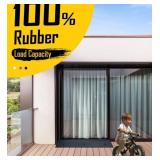 1.5" Rise Rubber Threshold Ramp, 2204 lb Capacity