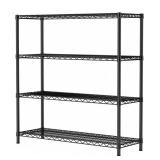 SINGAYE, 4-Tier Metal Shelves, Adjustable, Heavy D