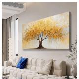 Abstract Canvas Ready To Hang Tree Of Life Wall Ar