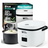 Rice Robot Personal Nonstick 1 Quart Rice Cooker W