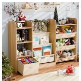 IKALIFE, Kids Toy Book Storage Organizer, Large Bo