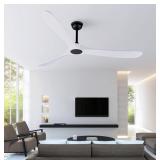 Bigzone 70" Large Ceiling Fan With Remote - 3 Whi