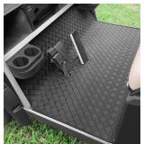 Golf Cart Liner Mat, 8mm Thick Rubber, Black, Full