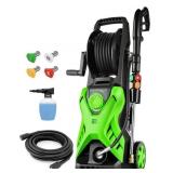 Electric Pressure Washer, 2.8 GPM, High Power, Adj