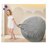 2 Ft Bean Bag Chair With Memory Foam Filling - Gr