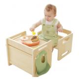 Montessori Weaning Table And Chair Set, Adjustable
