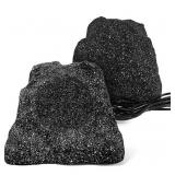 Set of 2 HERDIO, 8" Outdoor Rock Bluetooth