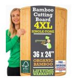 4XL Bamboo Butcher Block Cutting Board, Extra Larg