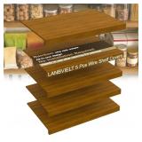 5 Pcs Wire Shelf Covers- .3" Thick, Wood, Approx.