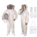 Ventilated Bee Suit- 3 Layer Sting Protection, Wit