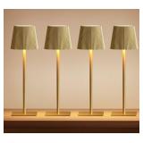 4 Pack Cordless Table Lamp, 6000mAh Rechargeable B
