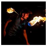 Fire Levitation Wand, Fire Staff, with Wick Made