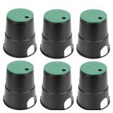 6pc Electrical Splice Box, 6" Diameter Undergroun