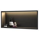 LED Shower Niche, Approx 30"x12", 304 Stainless