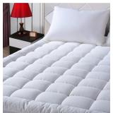 Queen Size Mattress Pad, Pillow Top Cover, Quilted