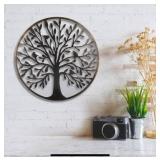 2 Ct. Metal Wall Art, Tree of Life, Brushed Bronze