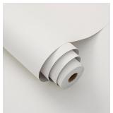 2ct White Grasscloth Peel And Stick Fabric Texture