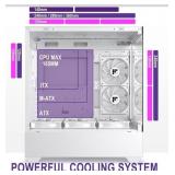 Foifkin F1 PC Case, Pre-Installed 6 PWM ARGB Fans,