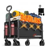 Foldable Lightweight Utility Wagon, All Terrain Wh