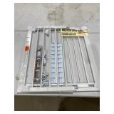 Cumbor Baby Gate, White, 29.7-46" Wide, 30" High