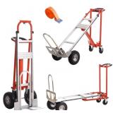 3-In-1 Industrial Heavy Duty Aluminum Dolly Hand T