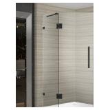 Matt Black Stainless Steel Wall To Glass Support B