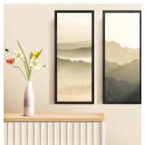 2 Ct. 14x36" Poster Frames - Wall Mounted, Black