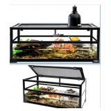 10 Gal Turtle Tank With Drainage System Deep Leak