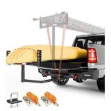 Truck Bed Extender- Hitch Mount, 2-in-1 Design, Fo
