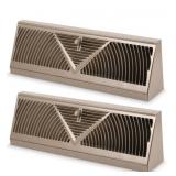 2 Pack Baseboard Register Vent- 18" Duct Opening