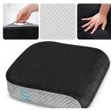 Large Seat Cushion, Memory Foam, Velvet Cover With