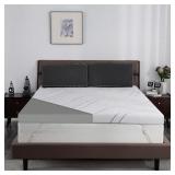 Ultra Firm Mattress Topper, Queen Size, 3- Inch Th