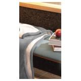 Gotcozy Throw Blanket - Grey, 120V, 50x60", 4 Hea