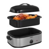 Sunvivi Electric Roaster Oven W/Self Basting Lid -