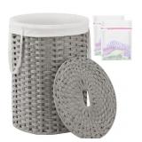 Laundry Basket With Lid And Handles, 29.1 Gal. Rem