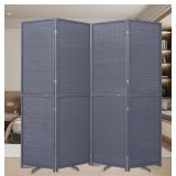 Bamboo Room Divider, Folding, Privacy Screens, Por