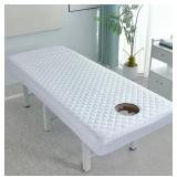 MWNAGO, Waterproof Massage Table Fitted Sheet, Fac