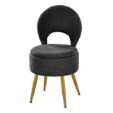 Small Vanity Stool Chair With Storage & Folding Ba