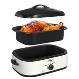 Sunvivi Electric Roaster Oven W/Self Basting Lid -