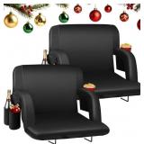 HOPERAN, Stadium Seats For Bleachers With Back Sup