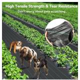 4 Ft (FOLDED) x300 Ft Weed Barrier Landscape Fabri