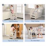Toddler 3 Step Stool Onasti Kids Plastic Standing