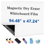 Magnetic Dry Erase Whiteboard Film 94.48" x 47.24