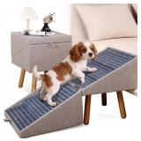 Small 4 Step Stairs For Dogs -  Foldable 2 in 1 Ot