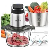 Food Processor With 2 Large Bowls - 500W Motor, 4