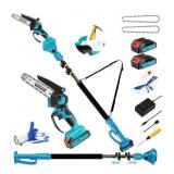 2 In 1 21V  Mini Chainsaw & Electric Pole Saw - 2