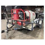 Bumper Pull  Trailer w/Hotsy Power Washer