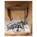 8 Pcs - Small Wooden Shelf w/Coss Dï¿½cor