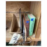 4 Pcs - 2 Hardback Books & 2 Shelves